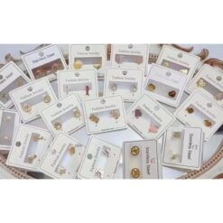 Buy 400pairs - Fashion Earrings Stainless Steel Variety Pack Online