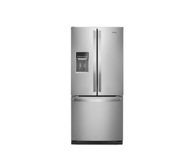 Shelf Pull Appliances - Whirlpool WRF560SEHZ 30 Wide French Door Refrigerator